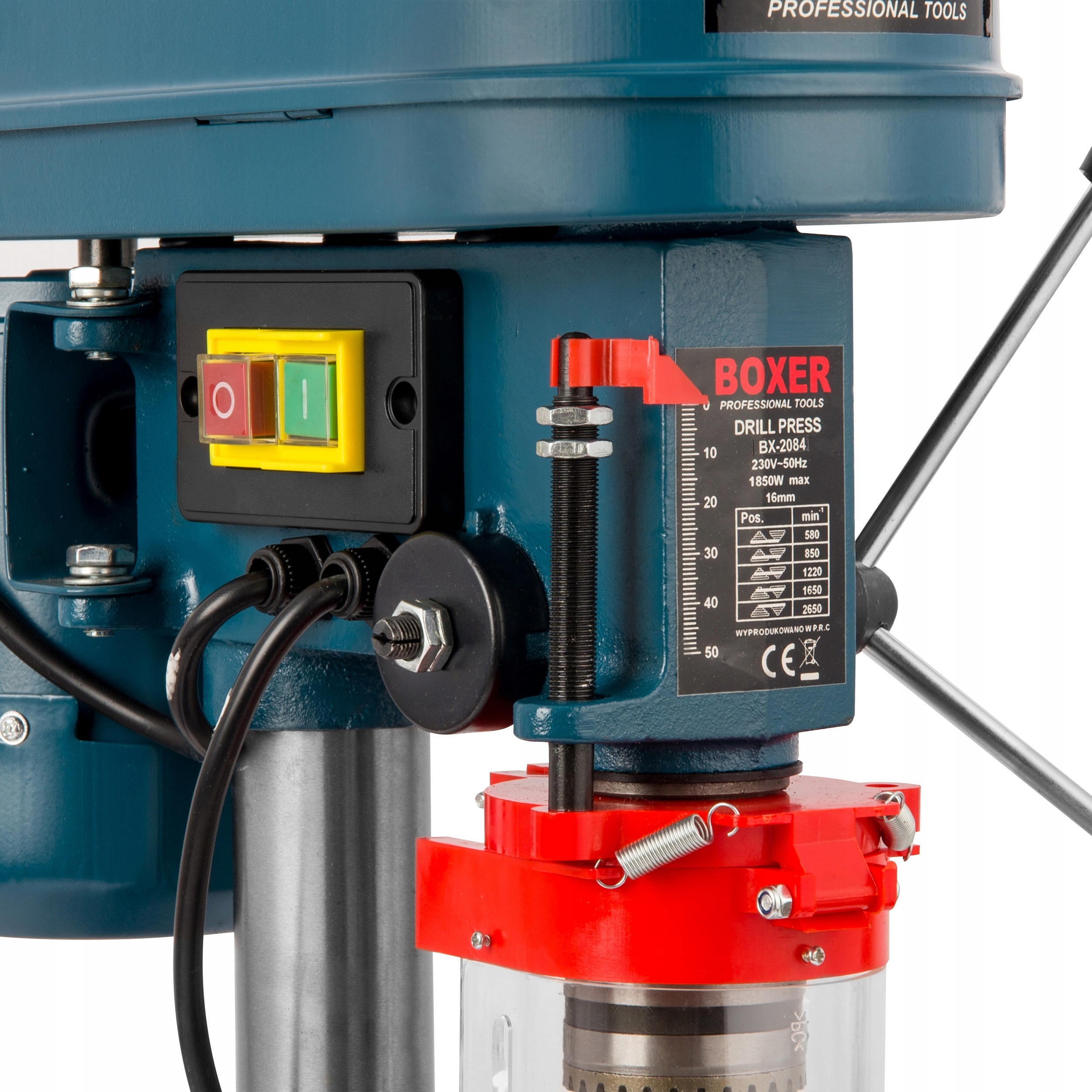 MOCNA I SOLIDNA WIERTARKA STOŁOWA KOLUMNOWA 1650W 16MM + IMADŁO Rodzaj stołowa