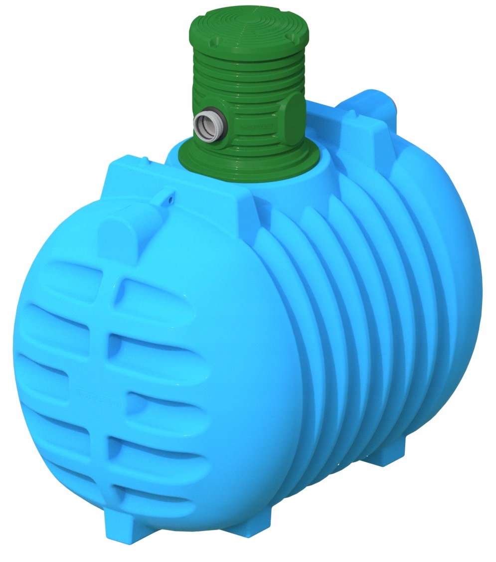 Atestowany Podziemny Zbiornik Na Wodę 3000L RAPTOR filtr, mocno ożebrowany Pojemność zbiornika 3000 l