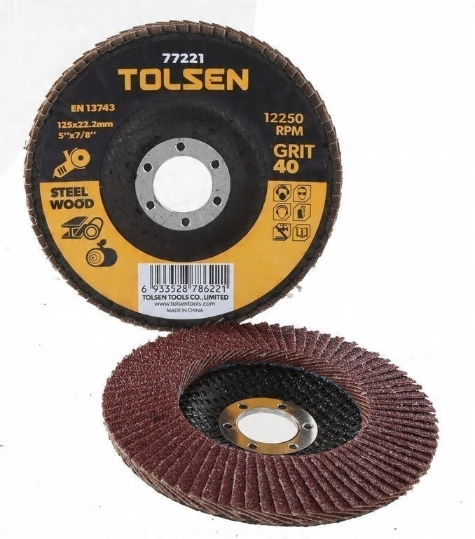 

Tolsen Tarcza Listkowa Lamelka Szlif 125mm gr 120