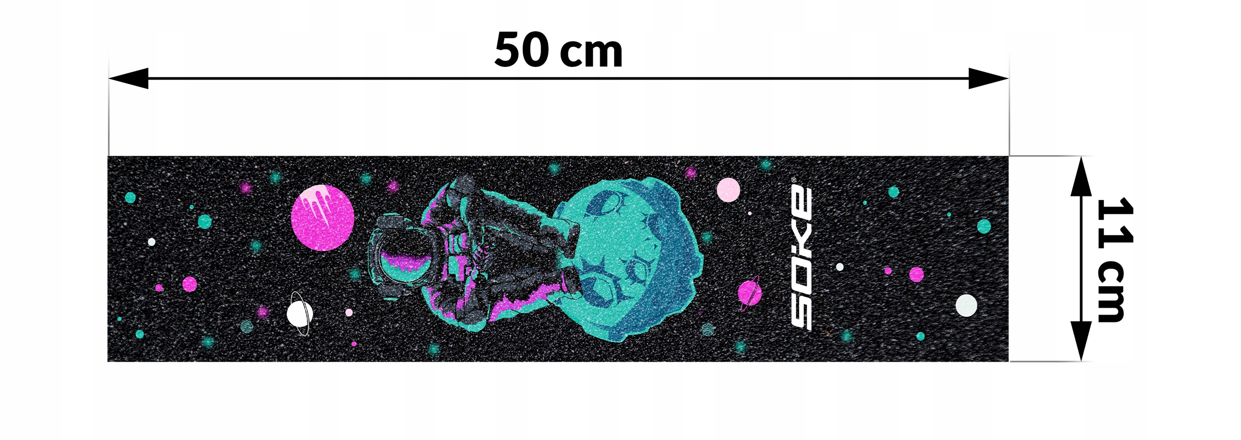 GRIP TAPE DO HULAJNOGI PAPIER ŚCIERNY TAŚMA NA HULAJNOGĘ SOKE SKATE Marka Soke