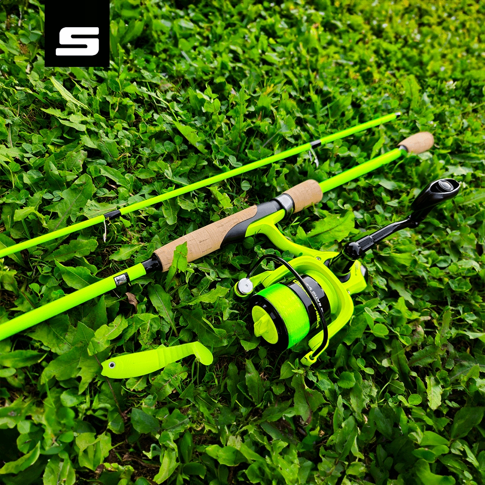 WĘDKA SPINNINGOWA Sahido LIGHTSABER SPIN 210 1-7g OKOŃ PSTRĄG BOLEŃ Liczba sekcji 2