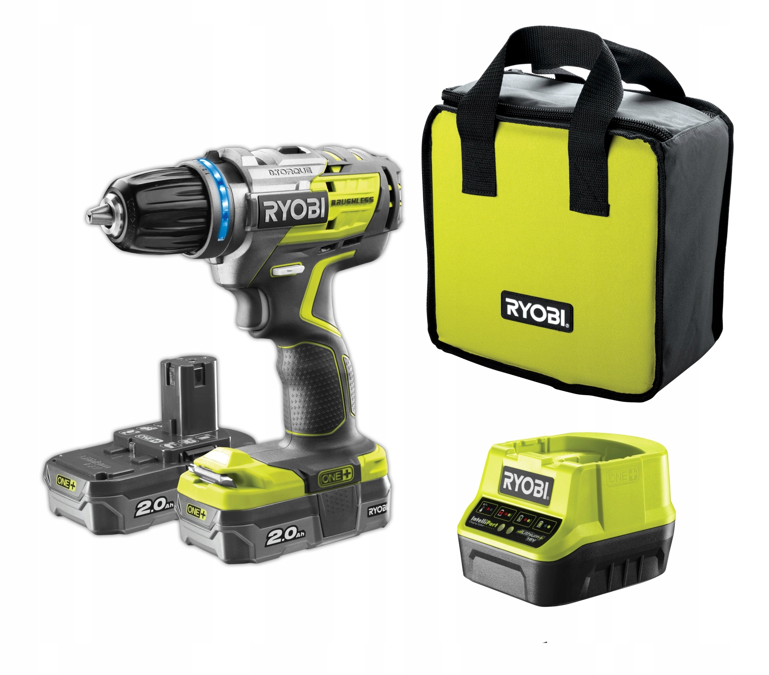 

Ryobi R18DDBL-220S Wkrętarka Udarowa Bezszczot.