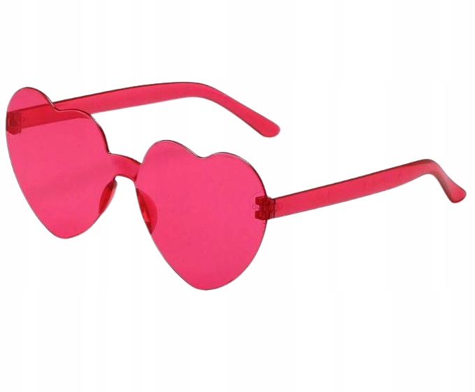 OKULARY SERCA PRZECIWSŁONECZNE DLA DZIECI PRZEZROCZYSTE PARTY CIEMNY RÓŻ EAN (GTIN) 5903794970045