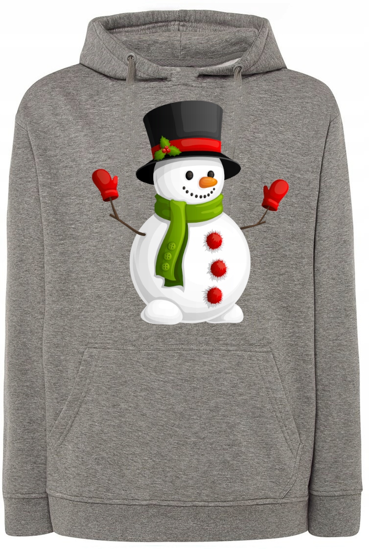 Vánoční Pánská mikina s potiskem Sněhulák vel. S