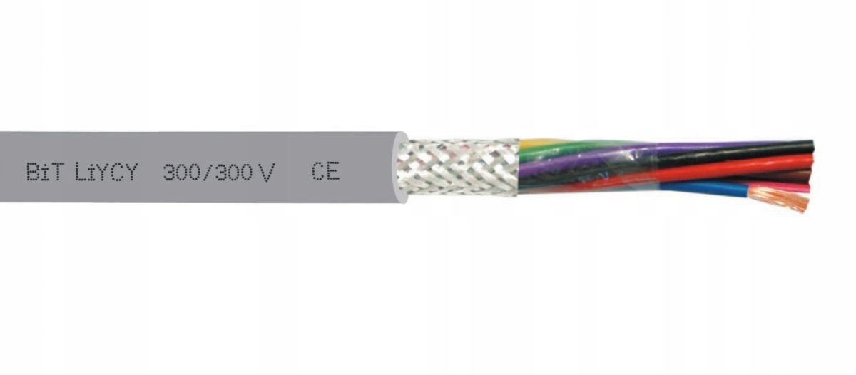 

Przewód sterowniczy BiT LiYCY 7x1 300/300V 1mb