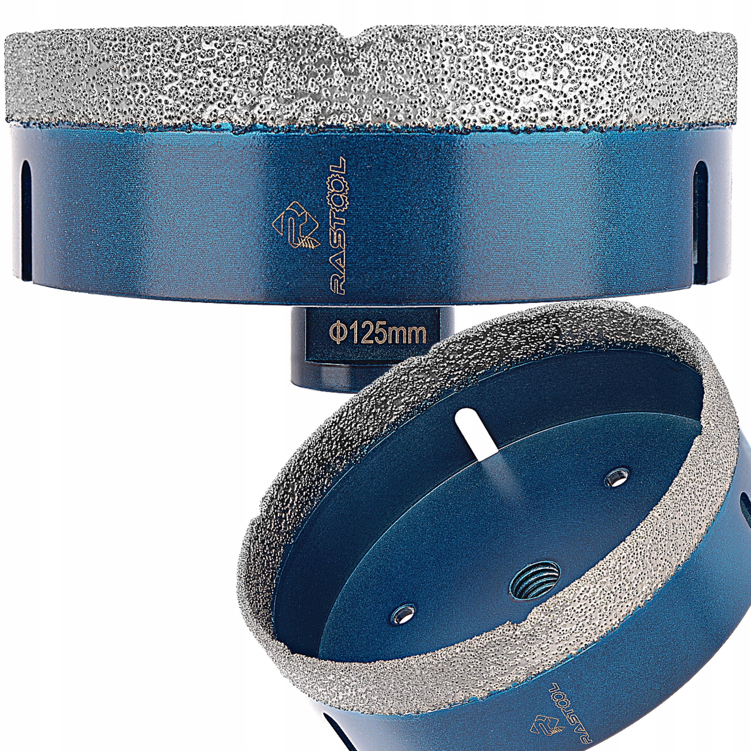 KORONKA DIAMENTOWA OTWORNICA RASTOOL 125MM DO GRESU PŁYTEK M14 JAKOŚĆ PRO