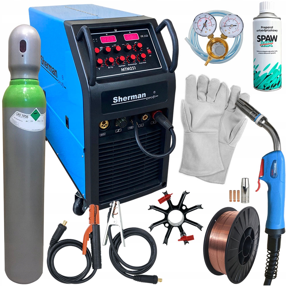 Spawarka MIGOMAT 3w1 TIG MMA 250A Sherman MTM 251