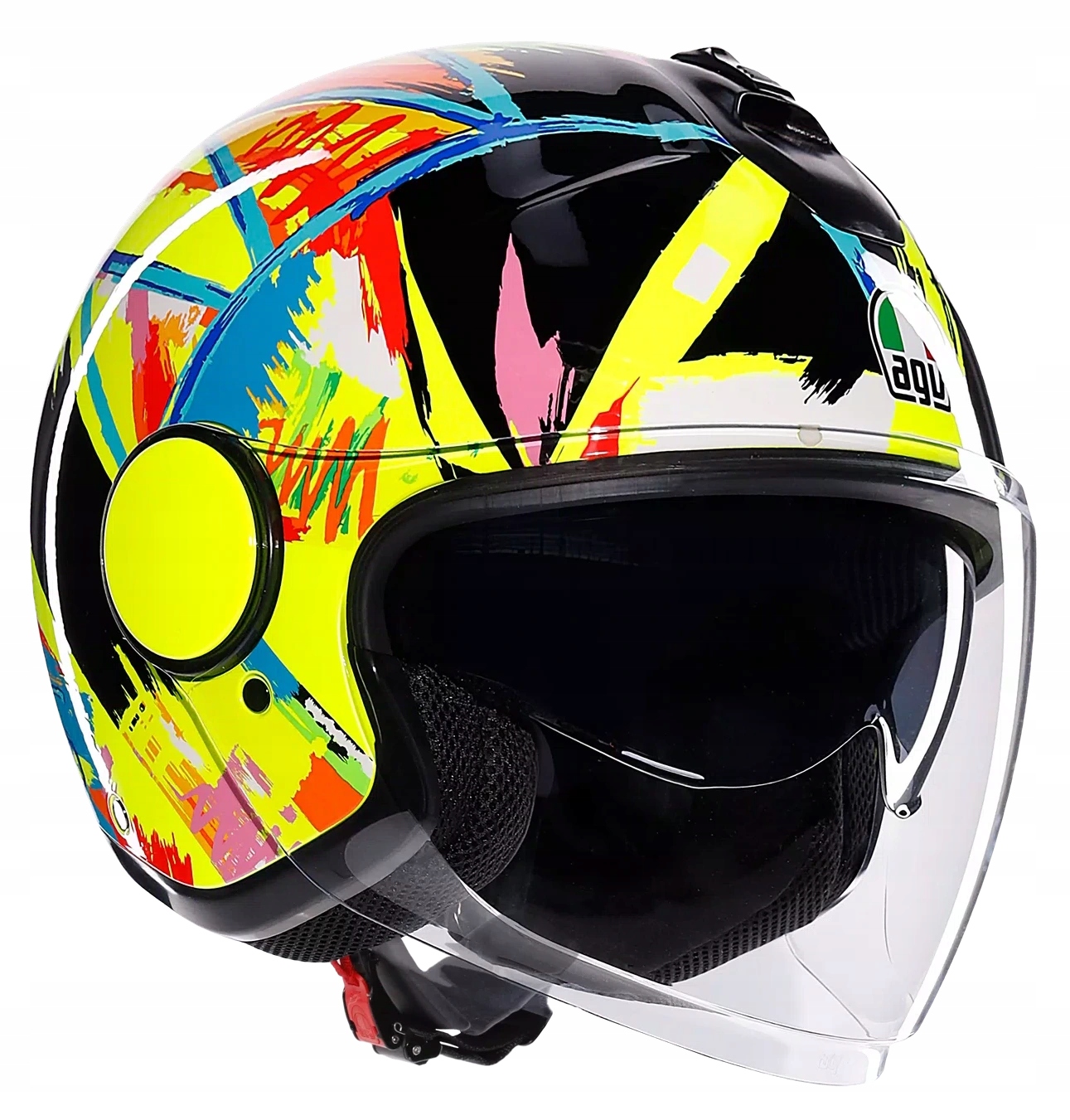 Agv Eteres Motocyklová Prilba Otvorená Jet Rossi Winter Test 2019