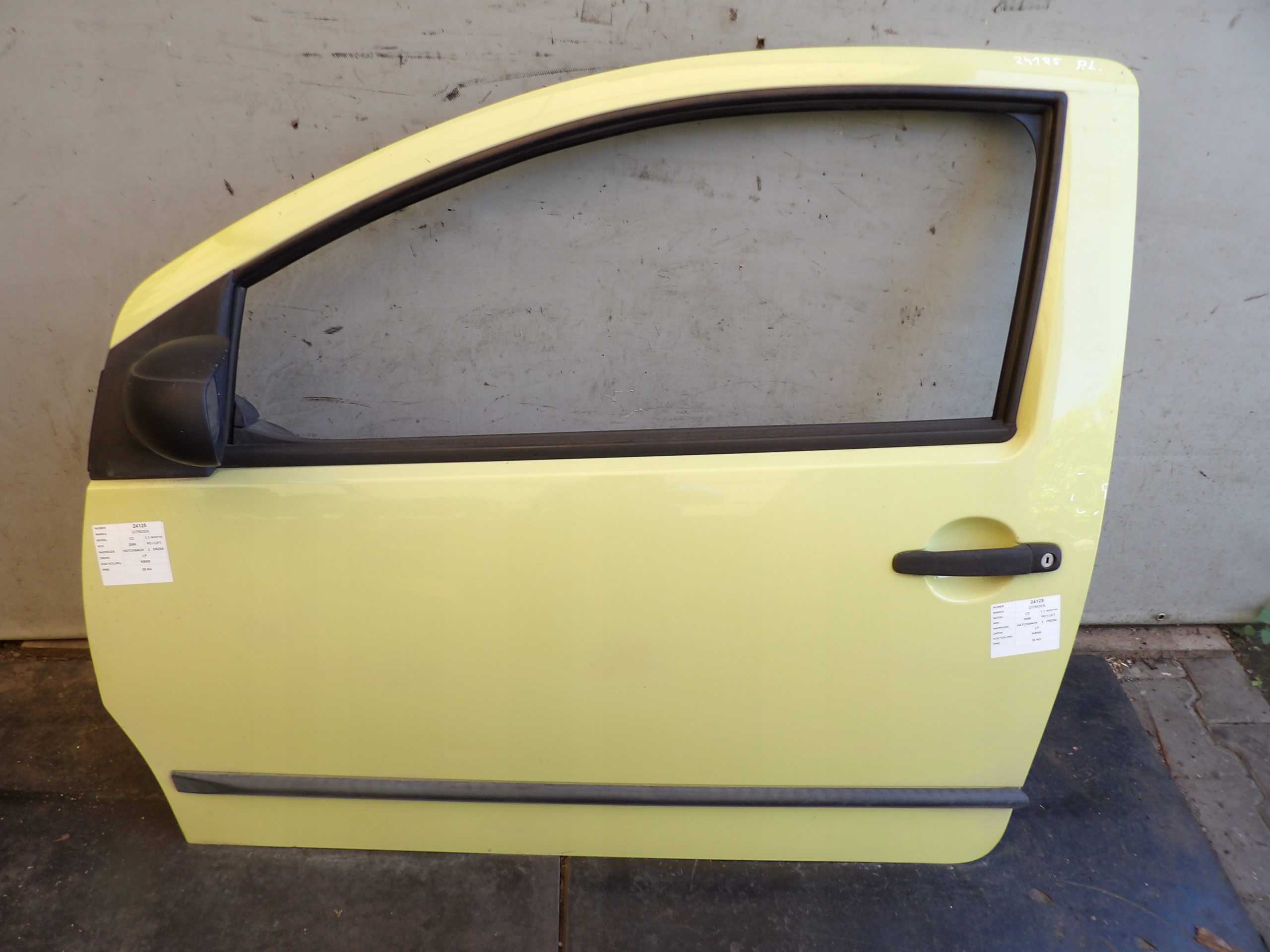 Citroen C2 door front left lak. KBNB HB 3D lift