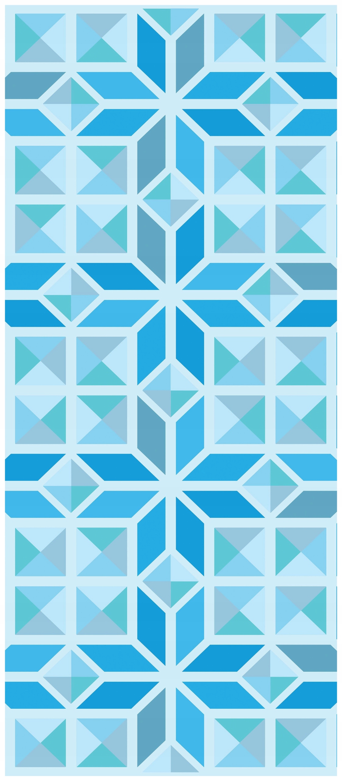 Samolepka Fototapeta Geometrické květiny abstrakce minimalismus 91x211