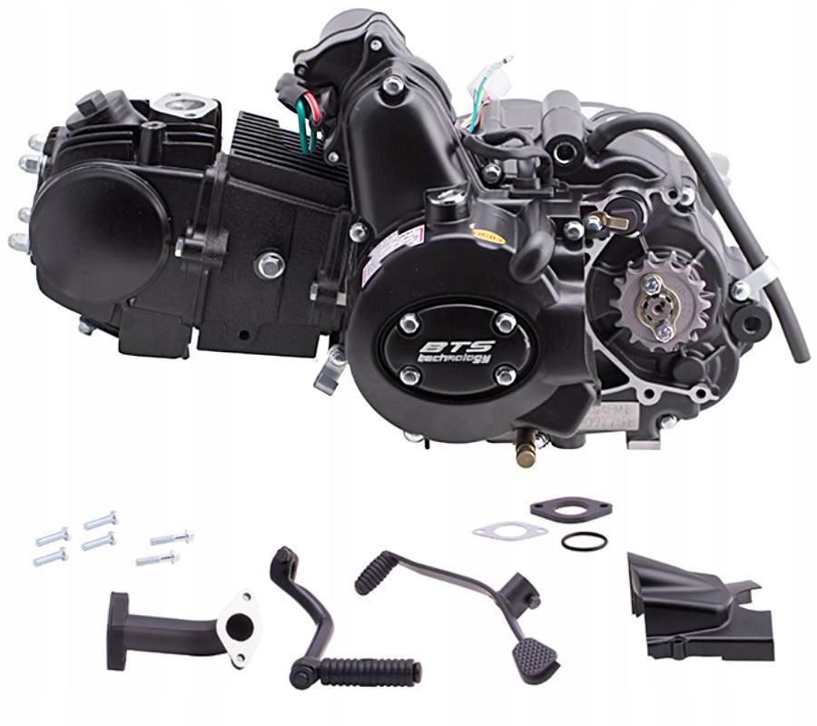 Двигатель 125cc Moretti 4T Автомат 4-ступенчатая 154FMI