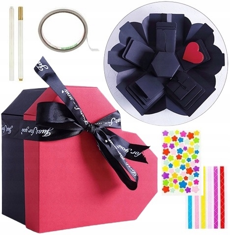 Krabička Překvapení Exploding Heart Box Srdce