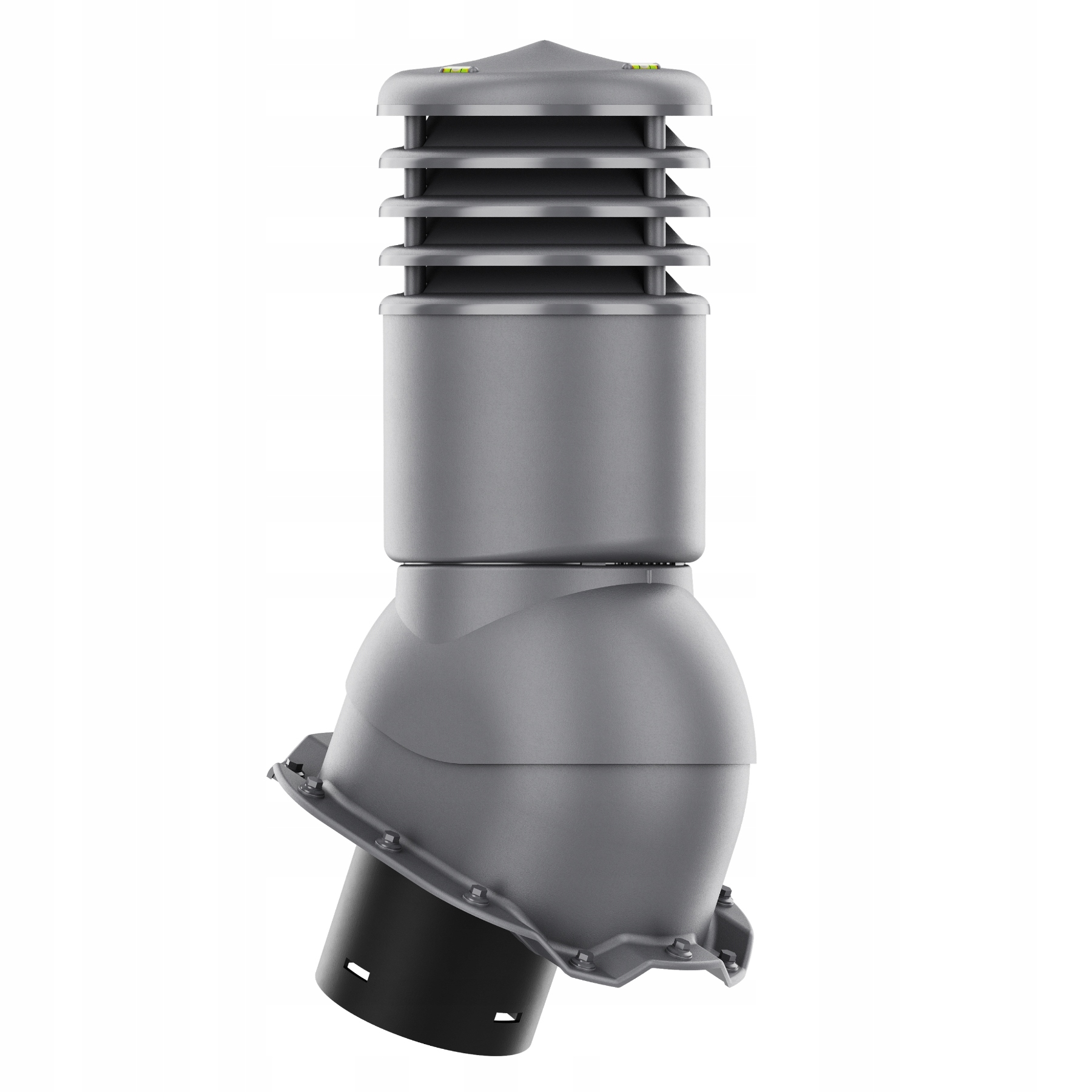 Izolovaný Smart větrací komín Izolovaný fi150 Trapézový T14 Grafit 7024