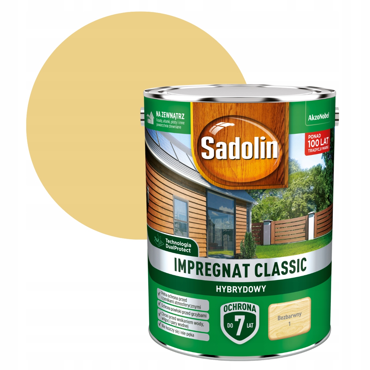 Sadolin Classic Impregnat 4,5L Bezbarwny