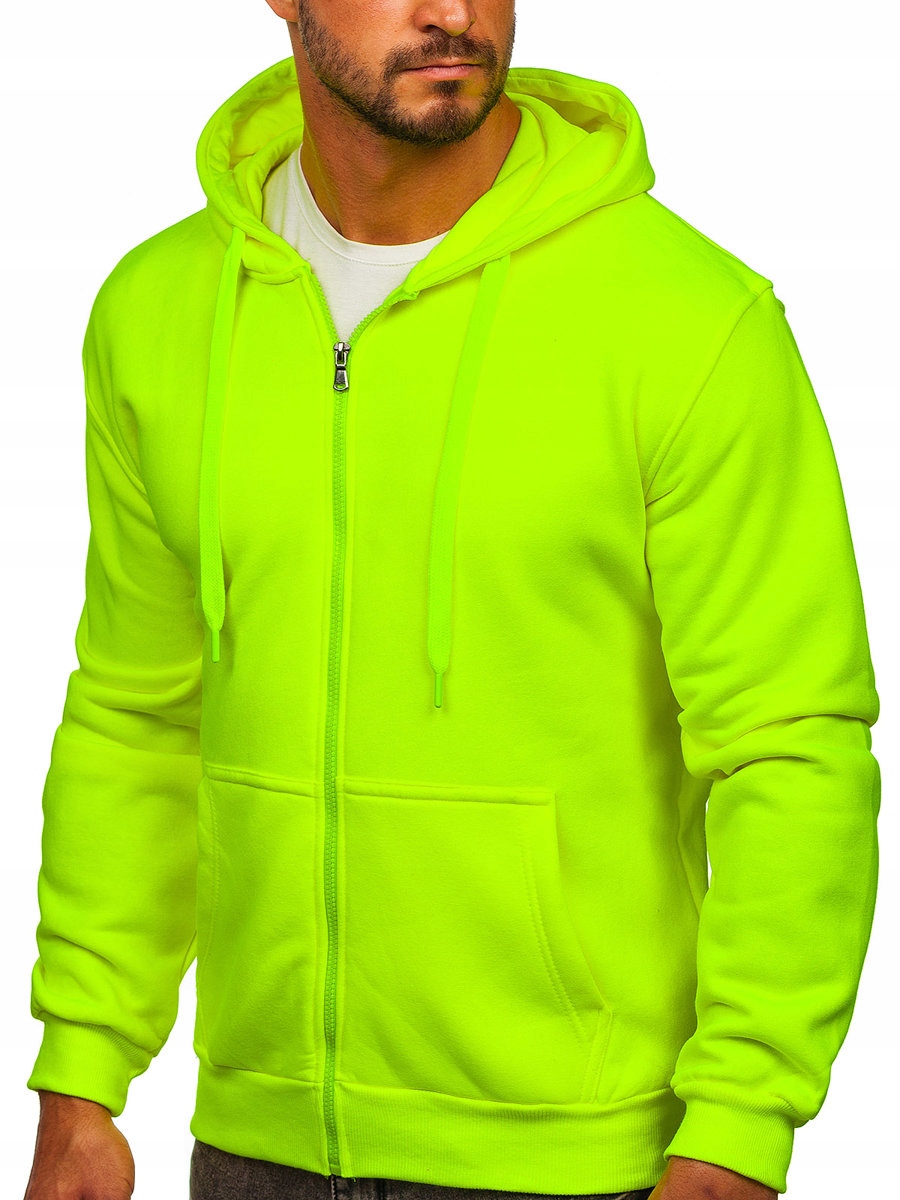 

Bluza Męska Rozpinana Żóły-neon 2008 Rozmiar_l