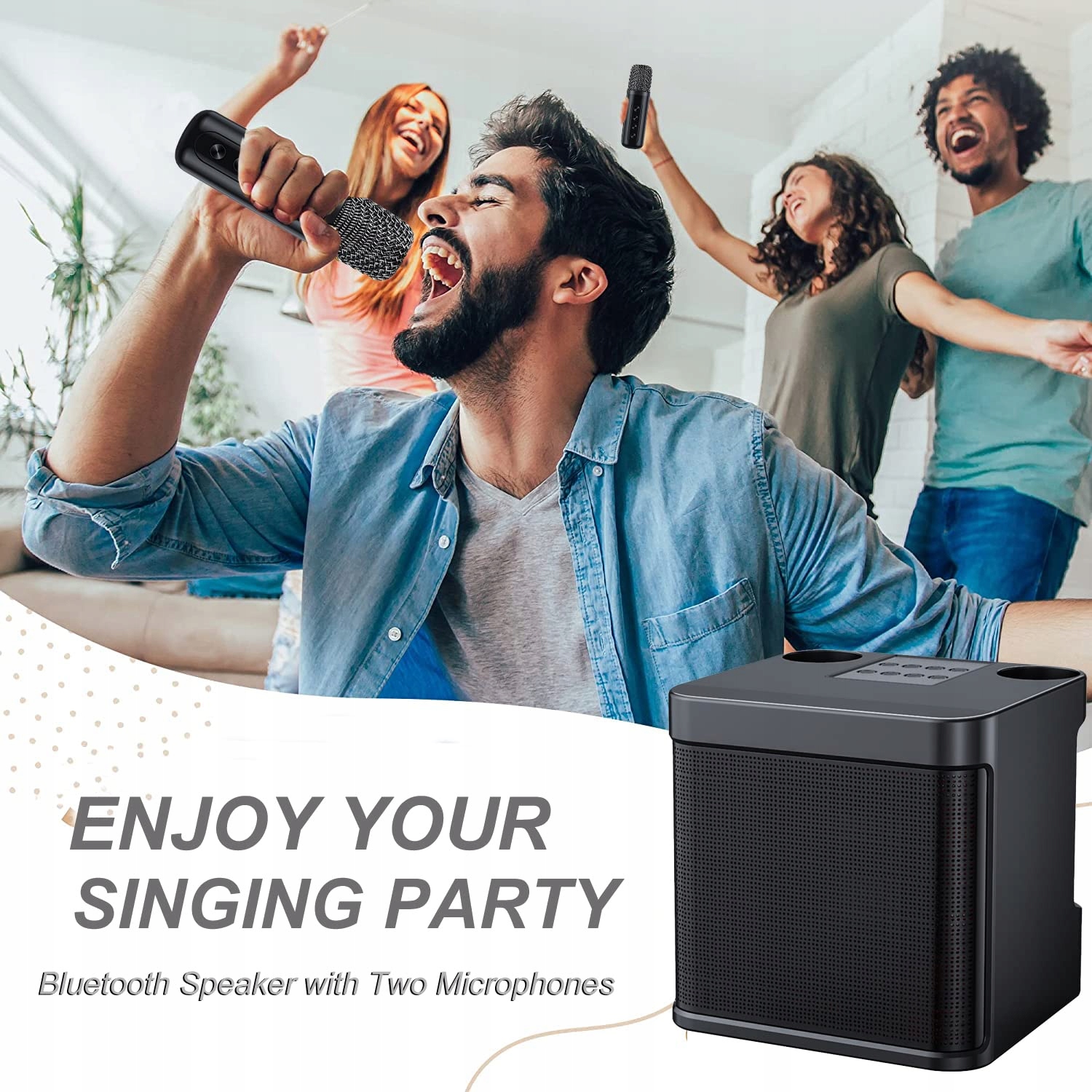MUMUWIND Bluetooth Zestaw z Mikrofonami i Głośnikiem — miniatura 7