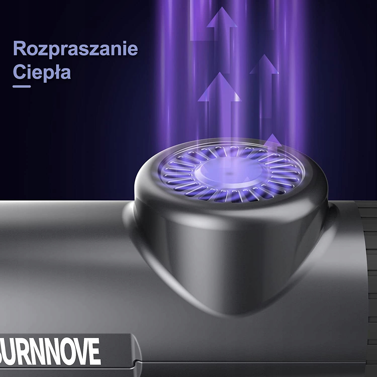 MASÁŽNÍ VIBRAČNÍ MASÁŽ BURNNOVE XH-12V PISTOLE Model XH-12V