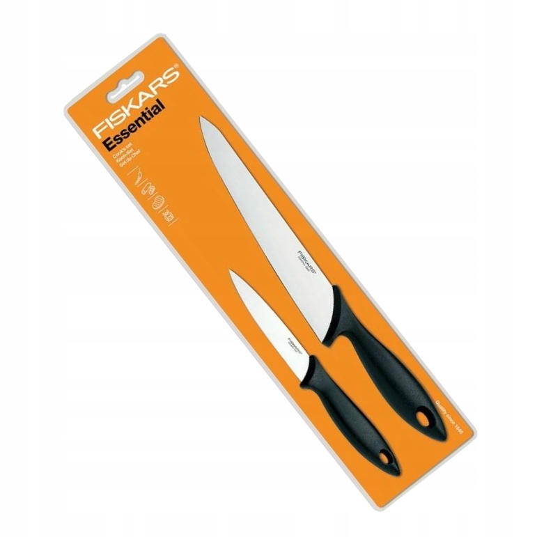 

Komplet zestaw 2 noży kuchennych Fiskars Essential