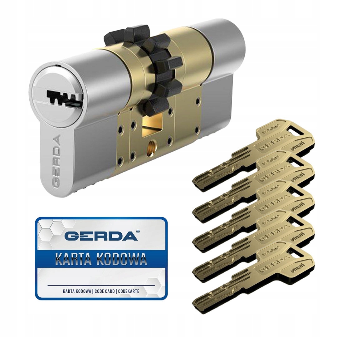 Vložka Gerda Exxo Smart 30-61/30-61 Atest Kl. 6D ozubená niklová saténová