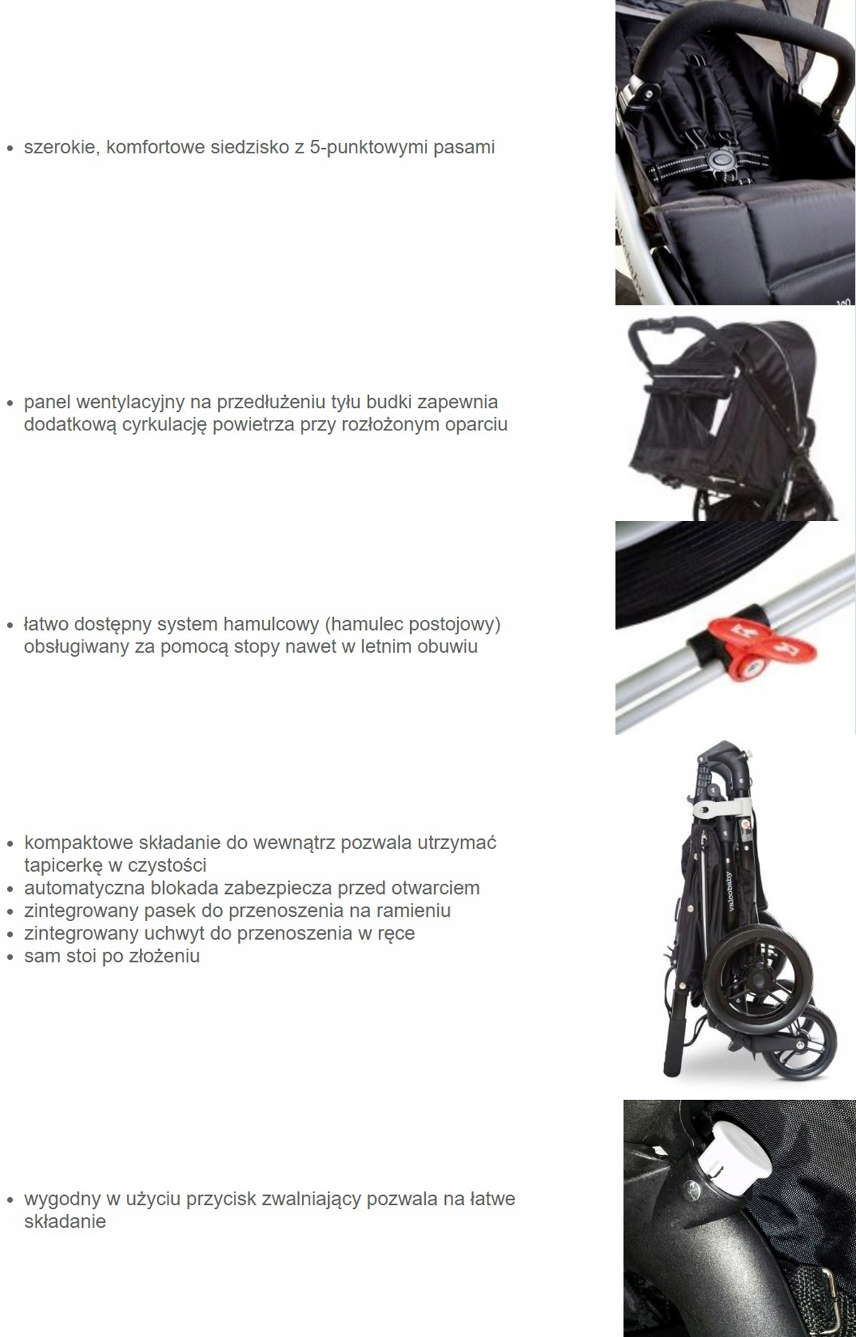 Wózek Spacerowy Valco Baby Snap 4 | Dove Grey Składanie na płasko