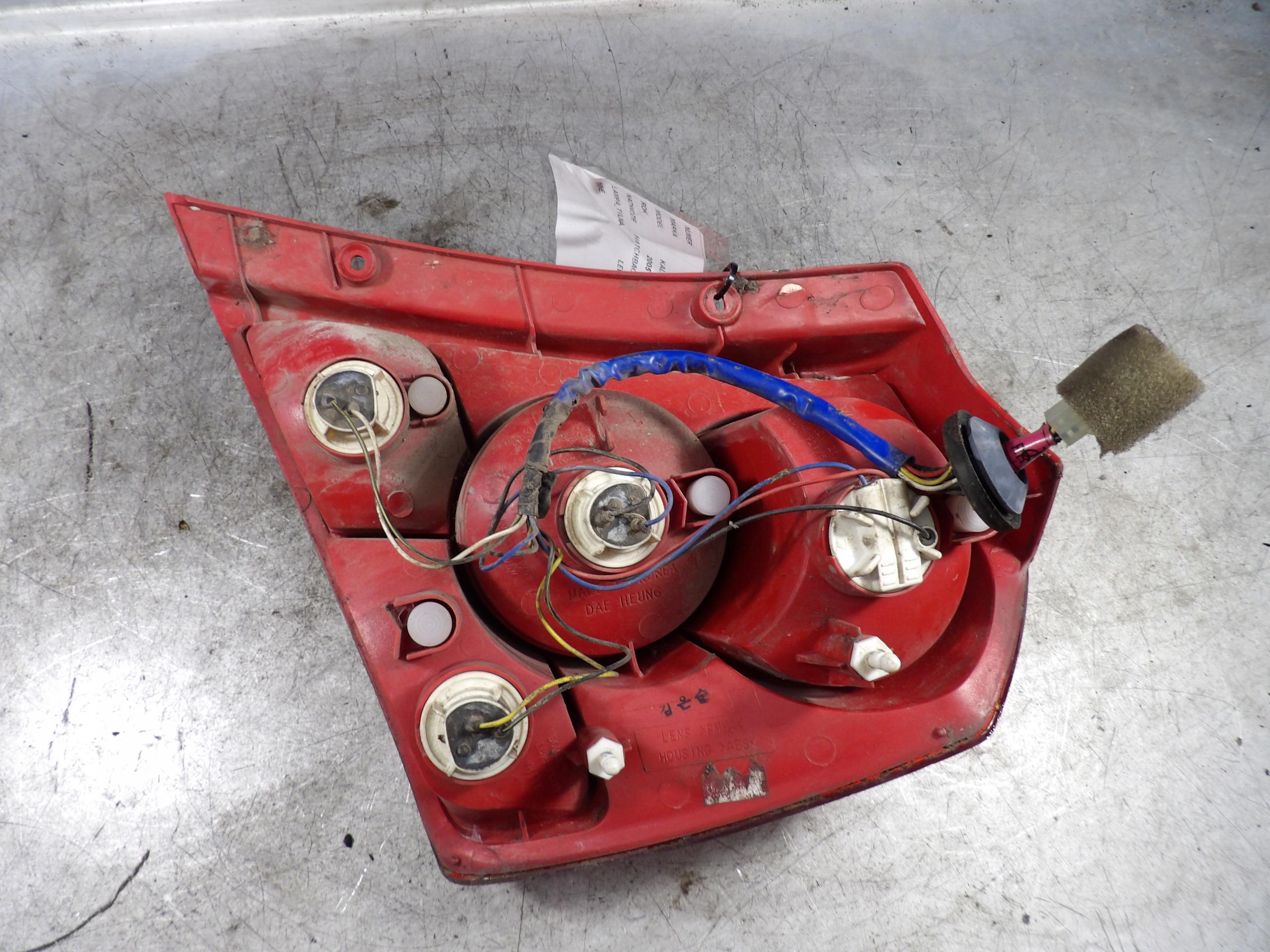 Chevrolet Kalos 1 light rear left 1,2B