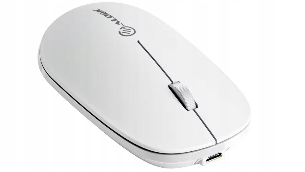 Mysz bezprzewodowa Komputerowa Bluetooth akumulator Alogic Echelon biała
