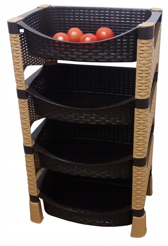 Regál, komoda, Police, Koupelnová Kuchyně, Ratan, Novinka