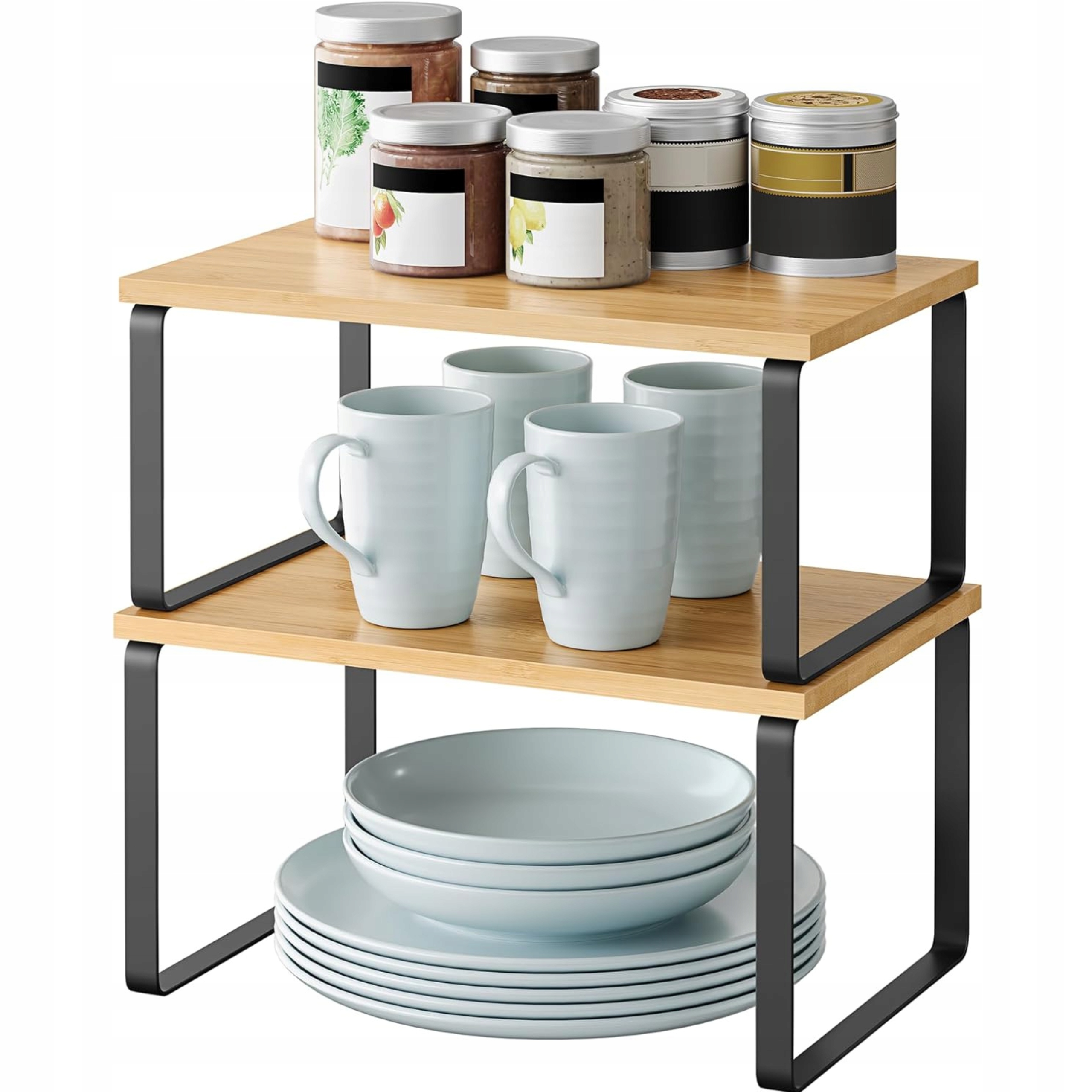 Stojanová Kuchyňská Polička Na Koření, 2 Kusy