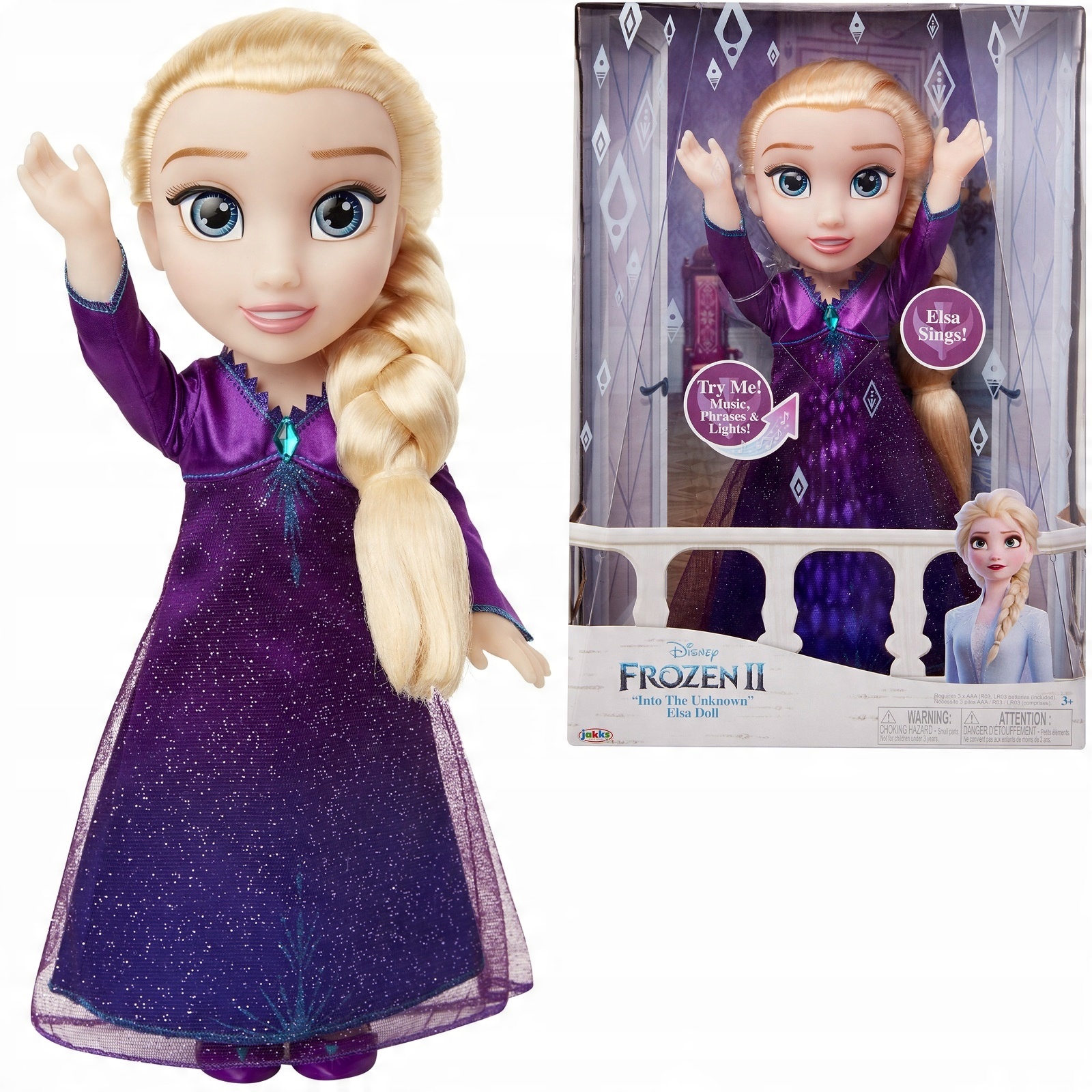 

Kraina Lodu 2 Frozen Duża Śpiewająca Lalka Elsa