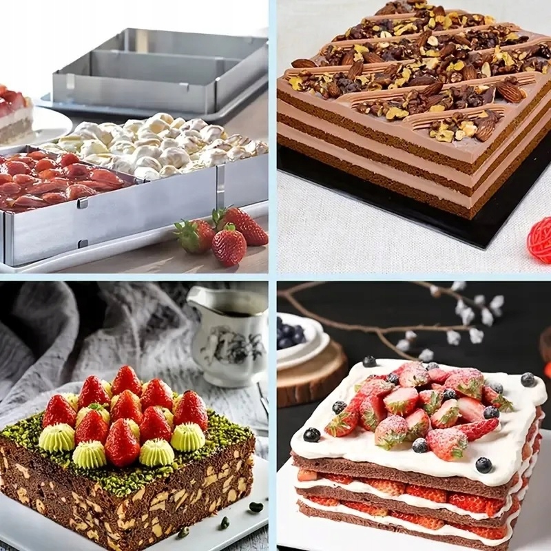 RANT DO TORTU OBRĘCZ FORMA DO CIASTA REGULOWANA Wysokość produktu 5 cm