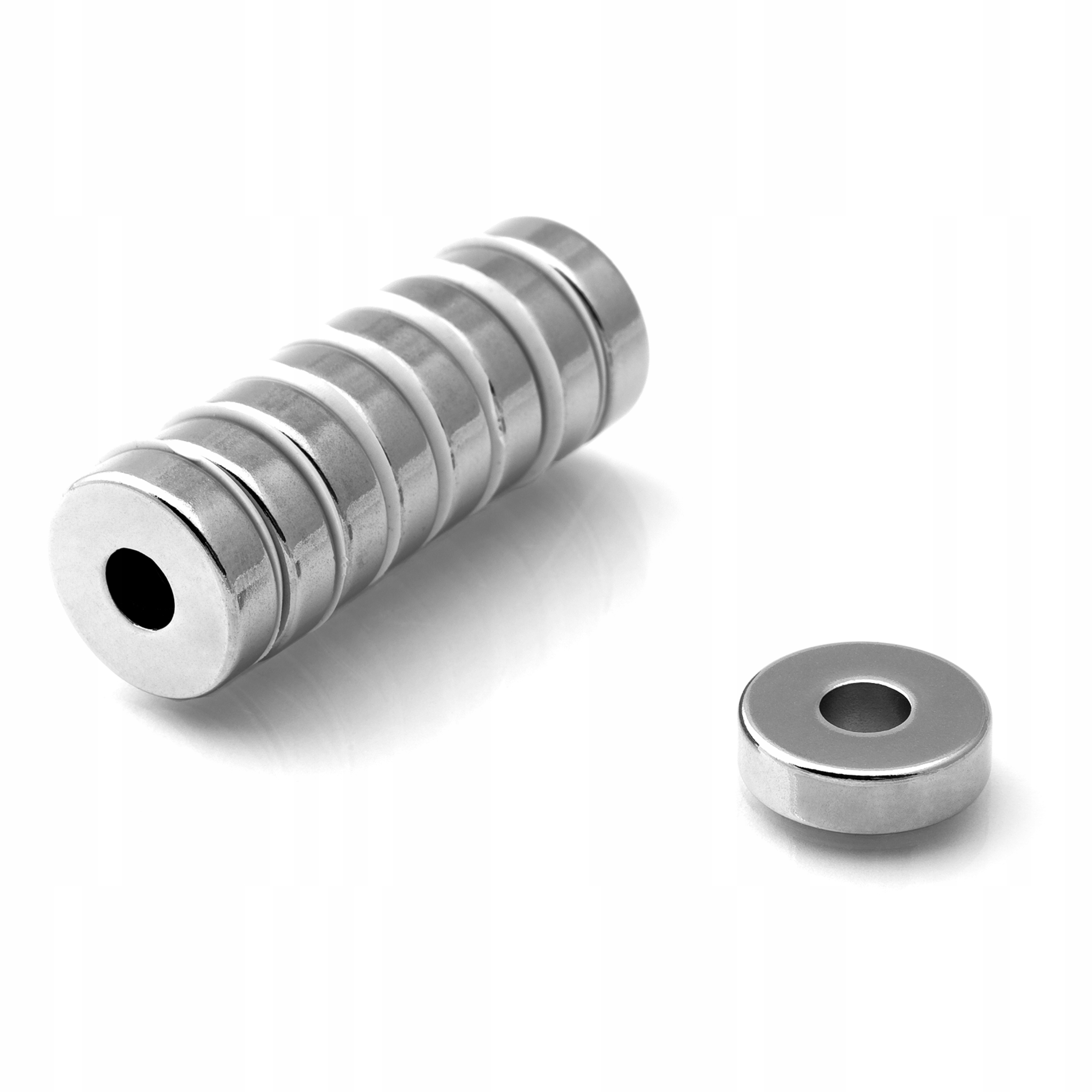 Magnes Neodymowy Pierścieniowy MP 17X6X5 N42 Marka Euromagnesy