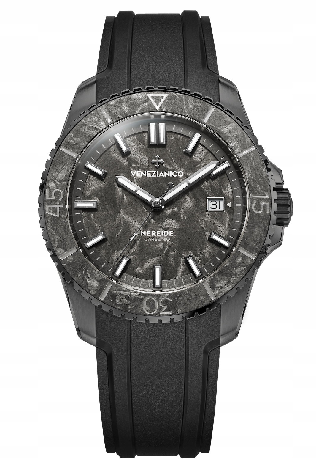 Nové Originální Pánské Hodinky Venezianico 4521560 Nereide Carbonio