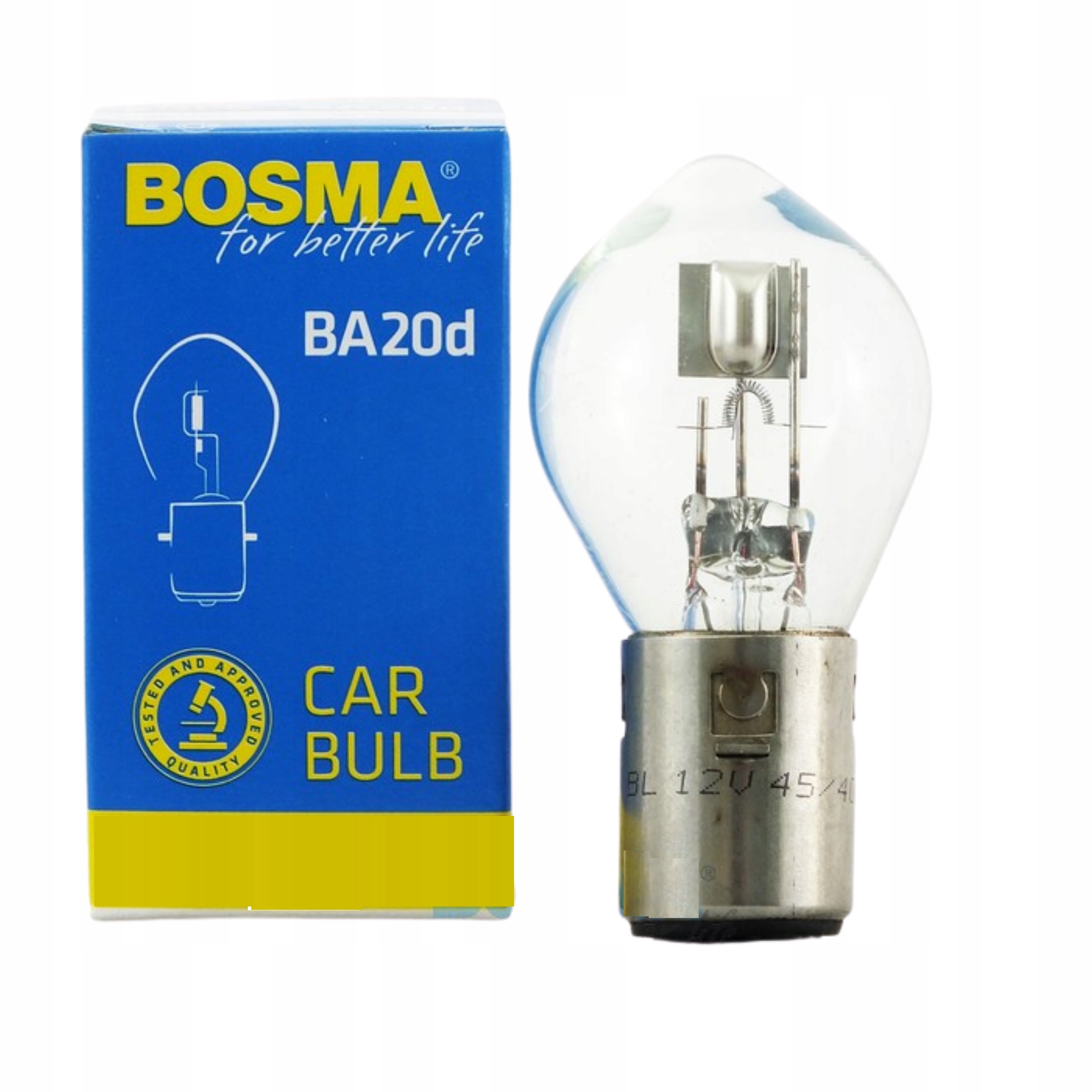 

Bosma Żarówka 12V 45/40W BA20d Motorower