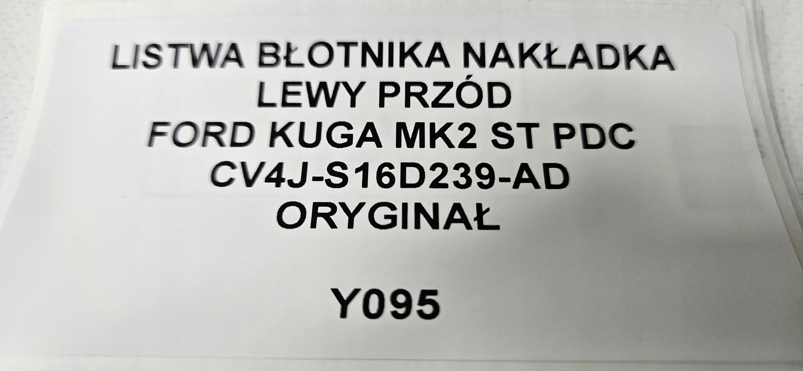 lišta blatníku levý předek FORD KUGA MK2 ST PDC