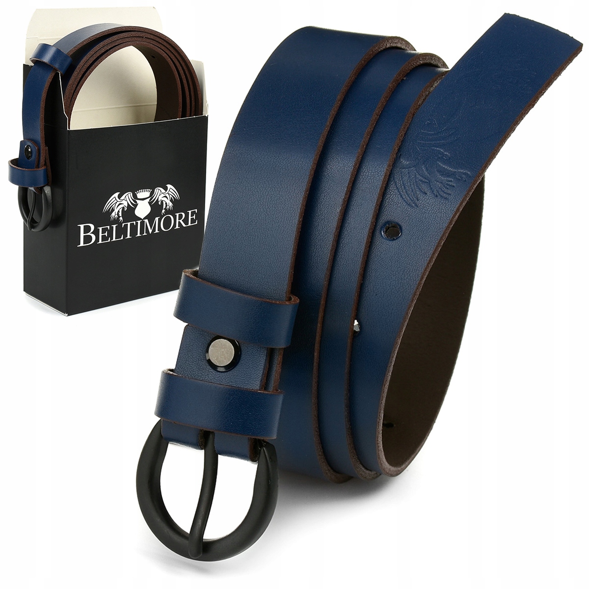 

Skórzany pasek damski do spodni sukienki Beltimore