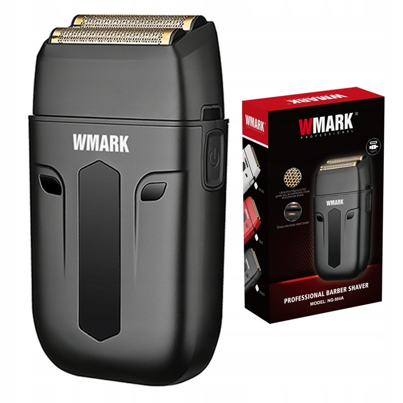 Wmark NG-984B Barber Shaver golarka do włosów i brody czarna
