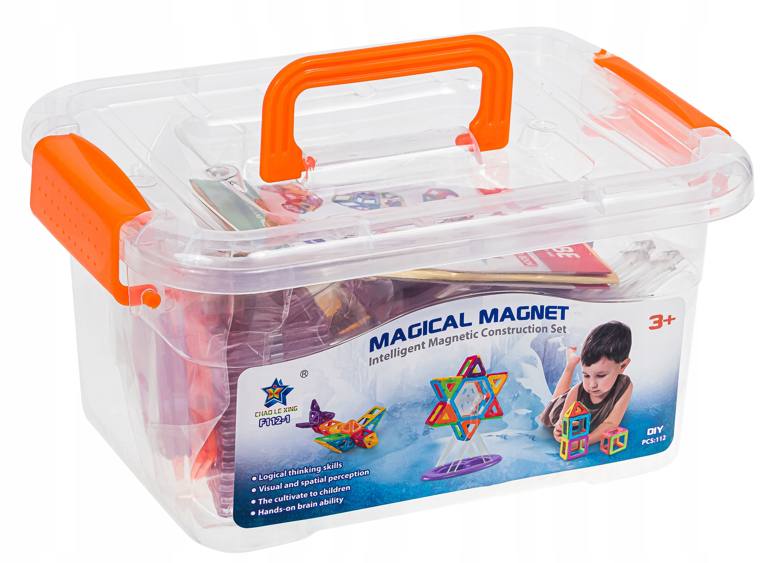 MAGNETYCZNE KLOCKI NEODYMOWE KUFEREK ZESTAW 112 el Kod producenta MAGNETYCZNE KLOCKI NEODYMOWE