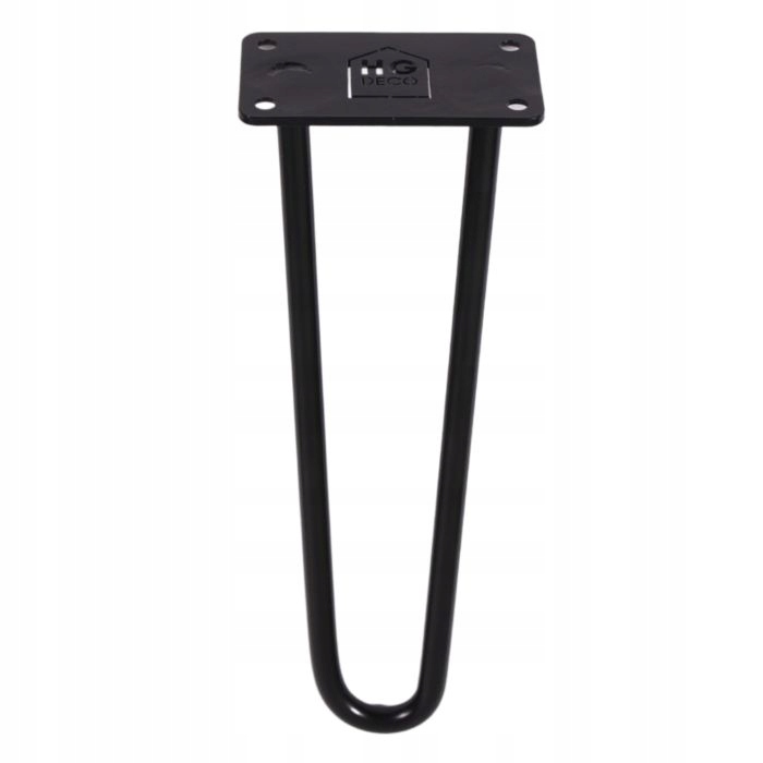 

Metalowa noga do stołu blatu 25cm Czarna Loftowa