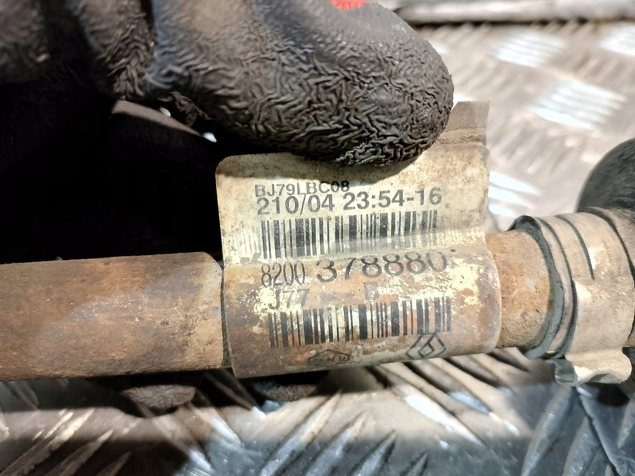 semi-axis long front right RENAULT MODUS 1.2 B 8200378880