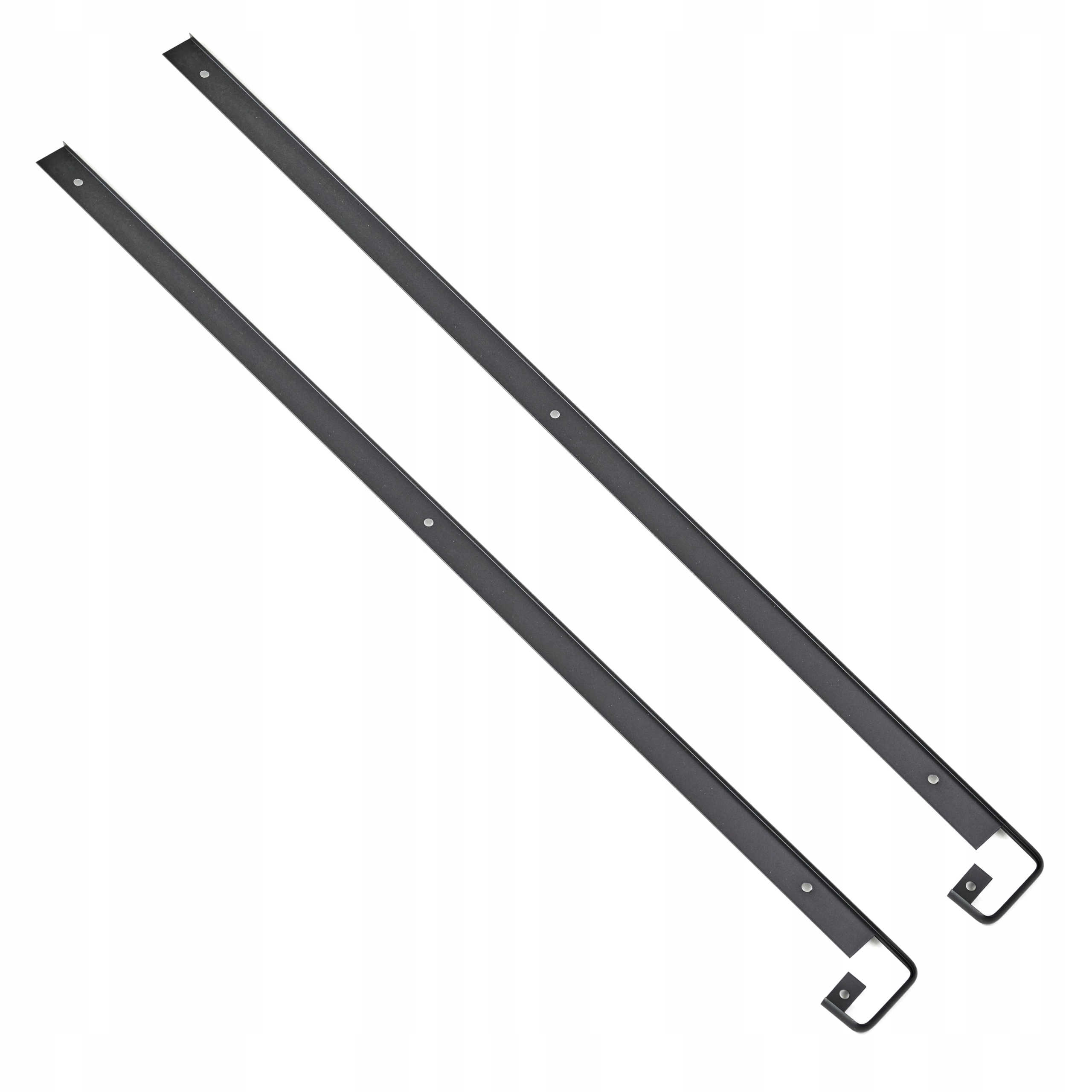 2x Kuchyňská Lišta Na Desku Nábytková Štěrbinová K 38 Černá