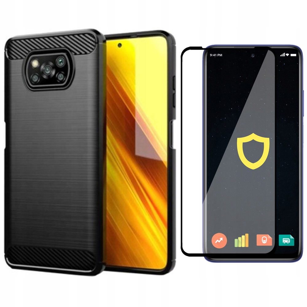 

Etui Case Pancerne Obudowa Carbon Do Poco X3 Nfc