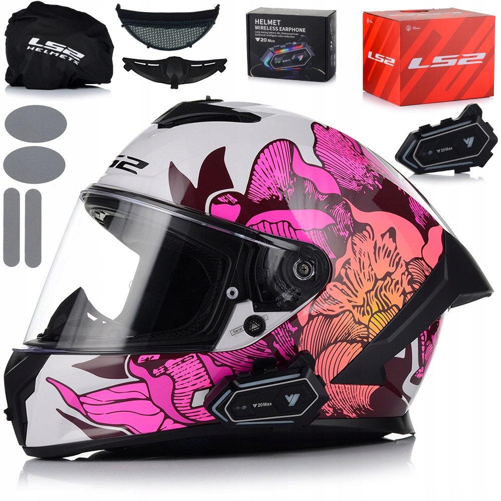 Motocyklová Prilba LS2 FF820 Rapid III Systém Pinlock Ecer 22.06 Interkom