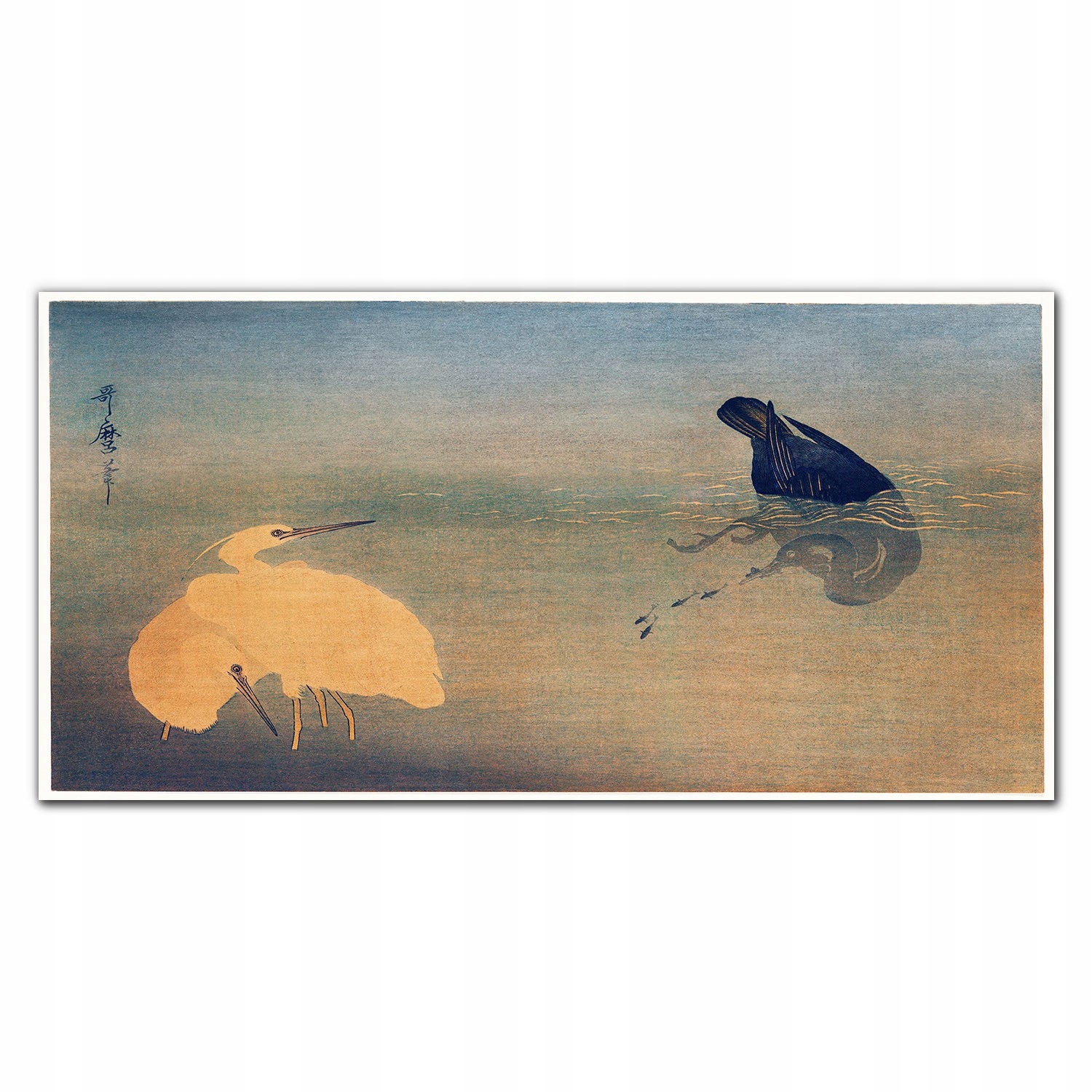 Obraz na plátne Zvieratá vtáky voda 140x70 cm