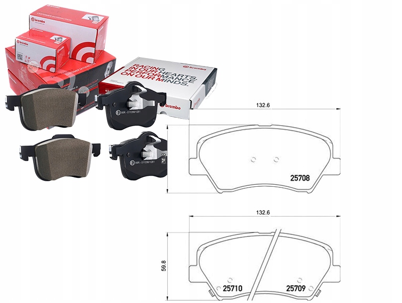 Brzdové Destičky Hyundai I30 11- Přední Brembo Asistent Kolize #34