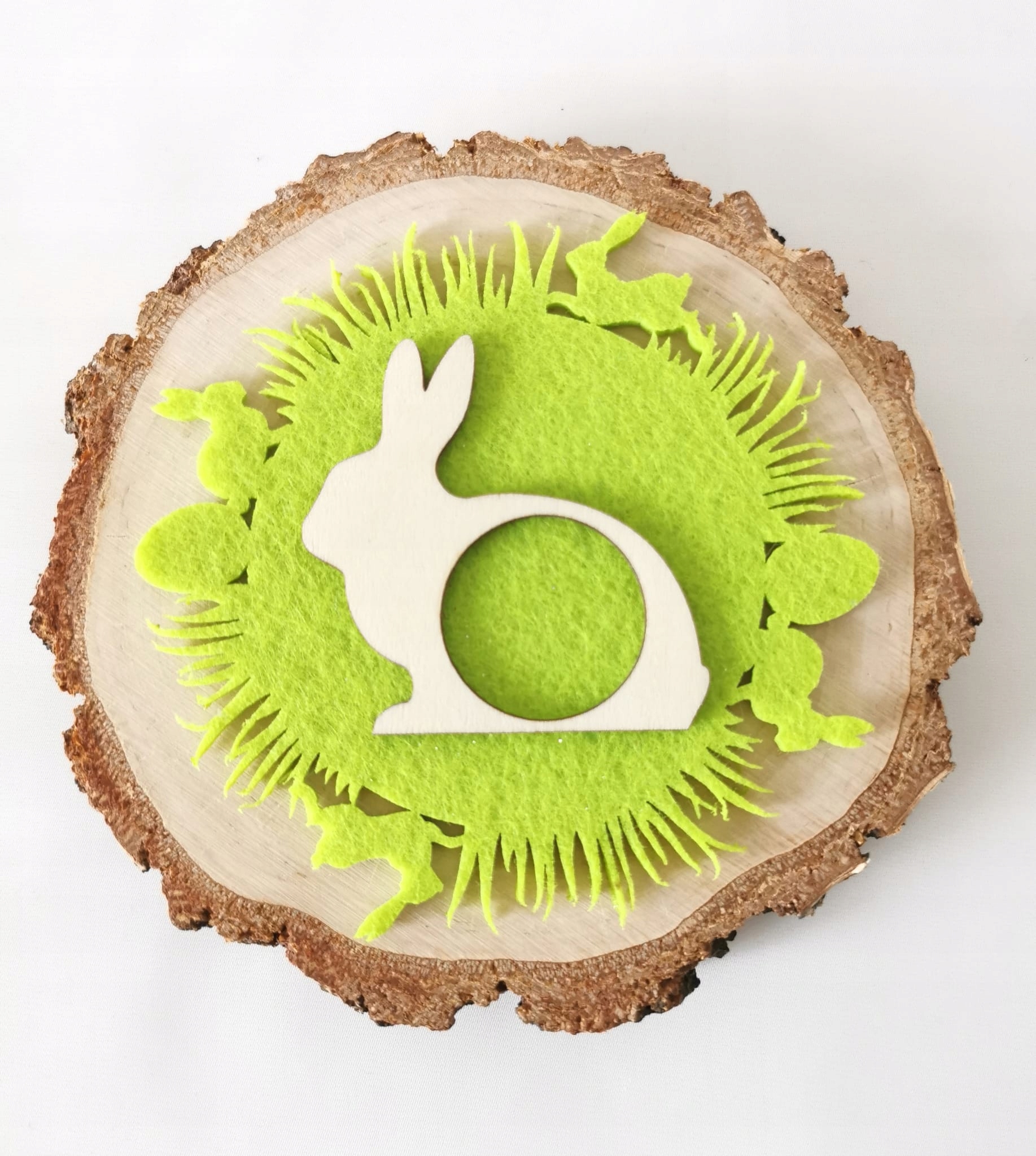 SERWETNIKI ŚWIĄTECZNE Z DREWNA ZAJĄC ZAJĄCZEK PREZENT UPOMINEK WIELKANOC Kod producenta C4U