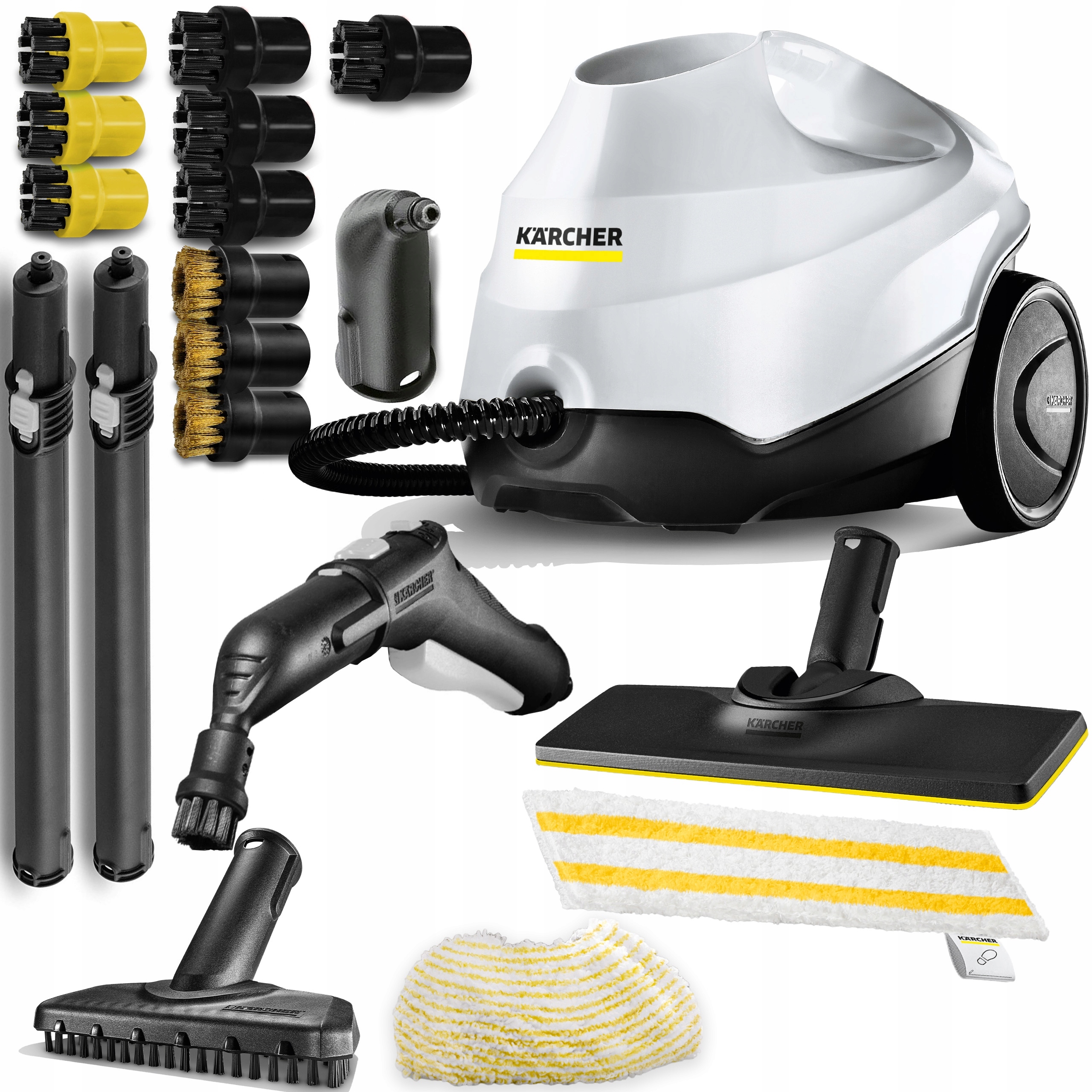 Parní Čistič Mop Karcher Sc 3 Easyfix, Bohatá Sada Příslušenství