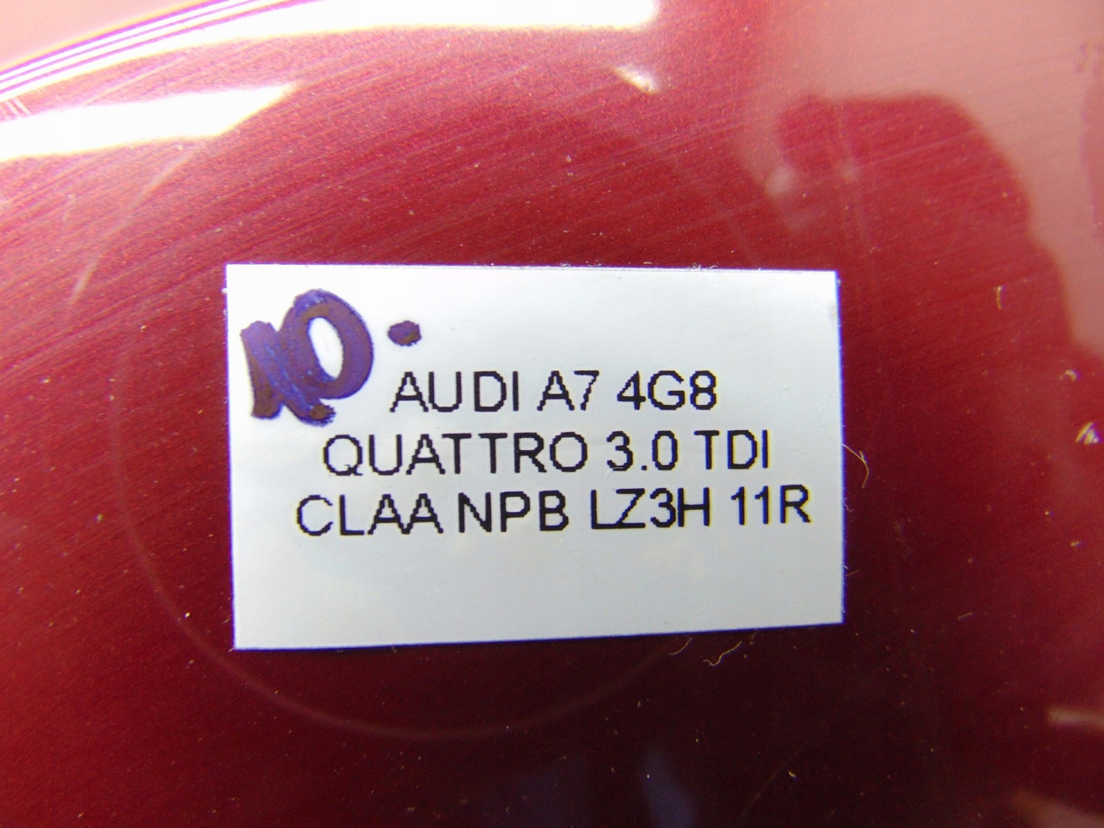 mirror exterior left AUDI A7 4G 10- 10 PIN LZ3H