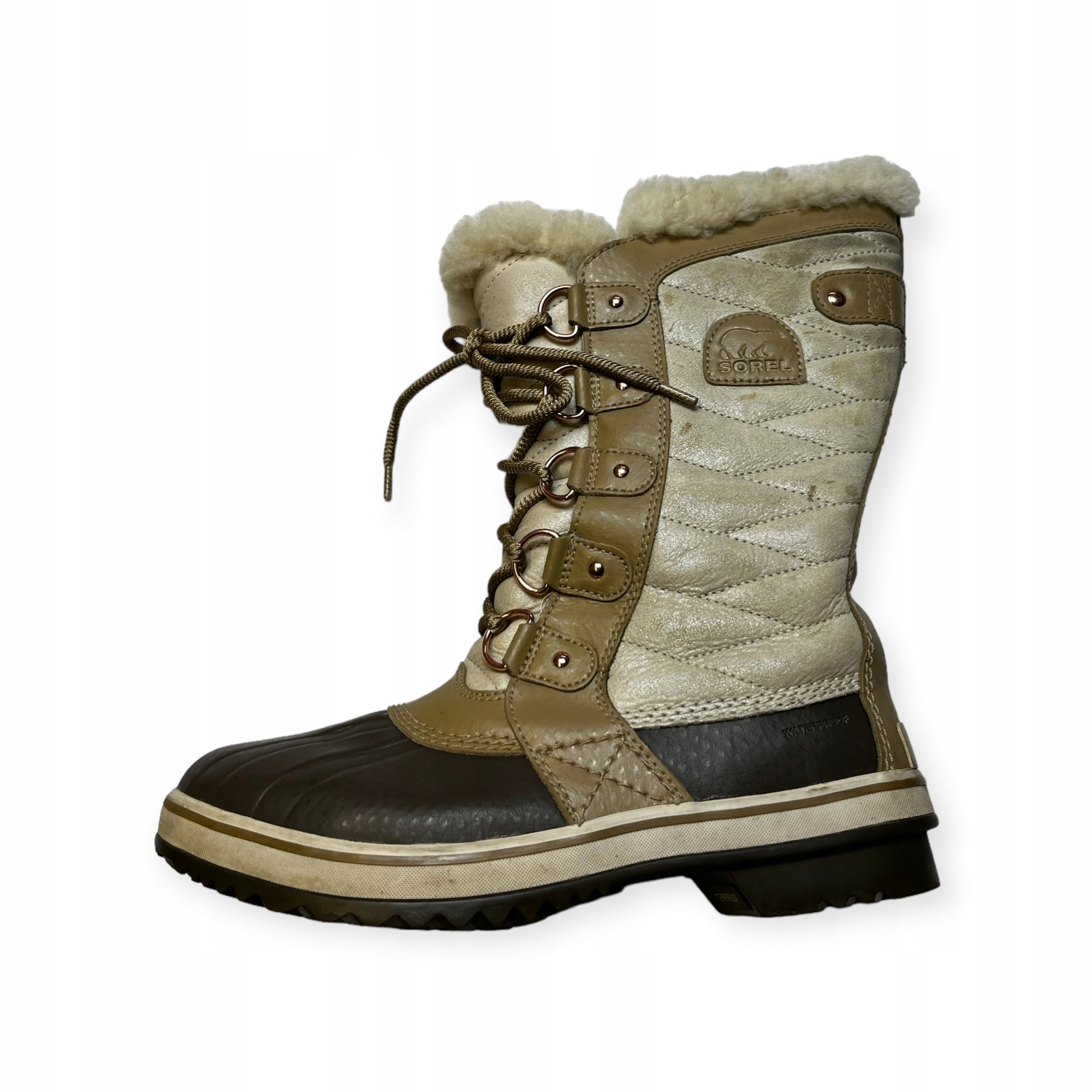 Dámské béžové kozačky Sorel 39,5