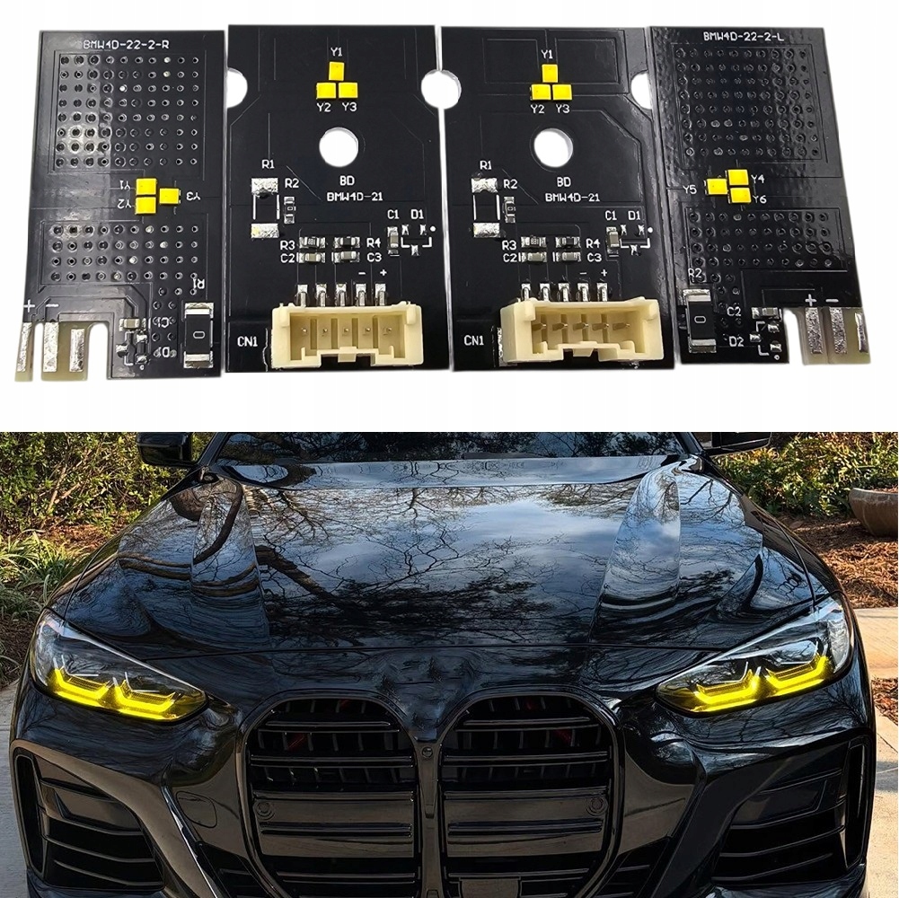Moduly Csl Žlutý Drl Bmw G22 G23 G26 2011-2023 Efekt Csl Žlutý Plug & Play