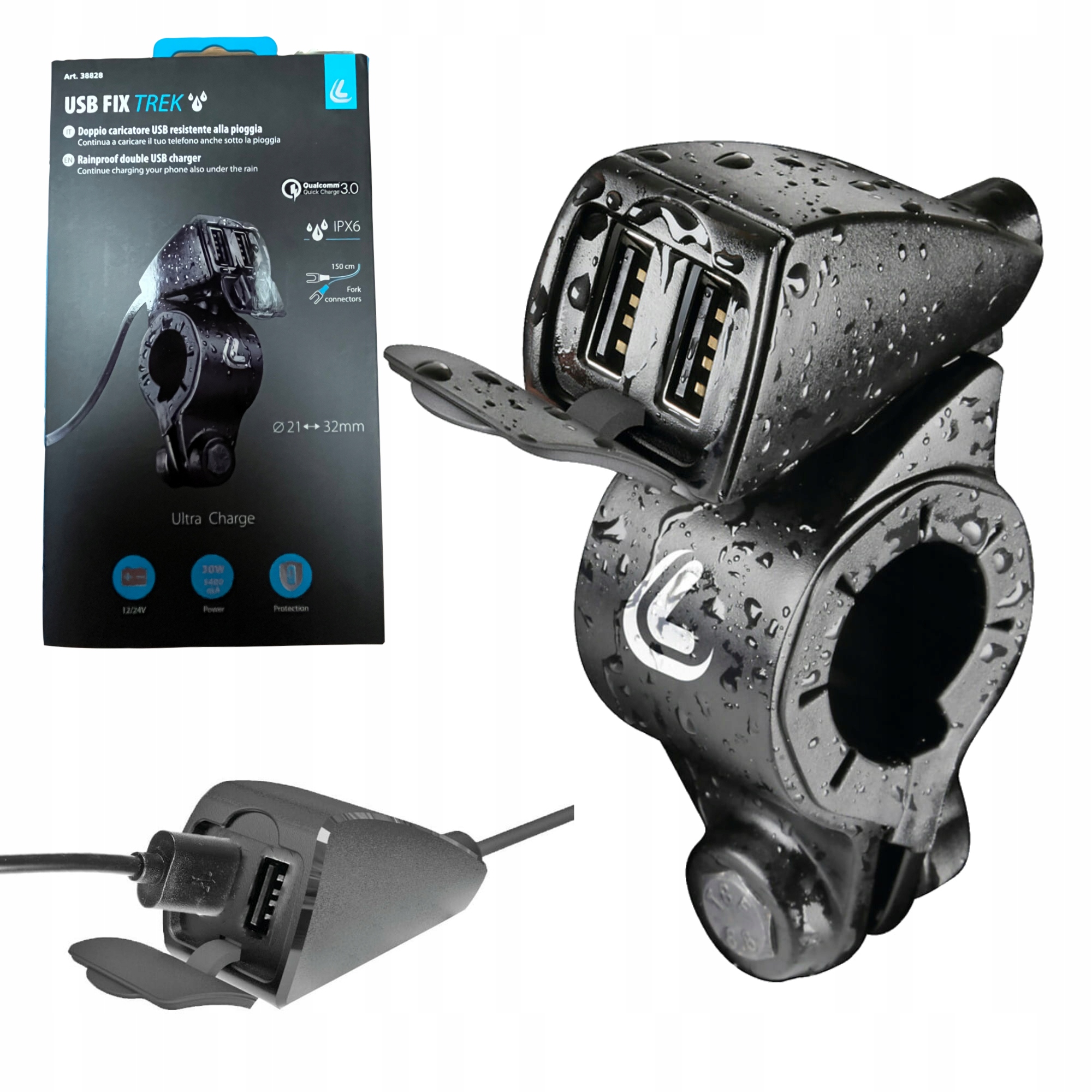 

Gniazdo Usb do motocykla do ładowania interkomu